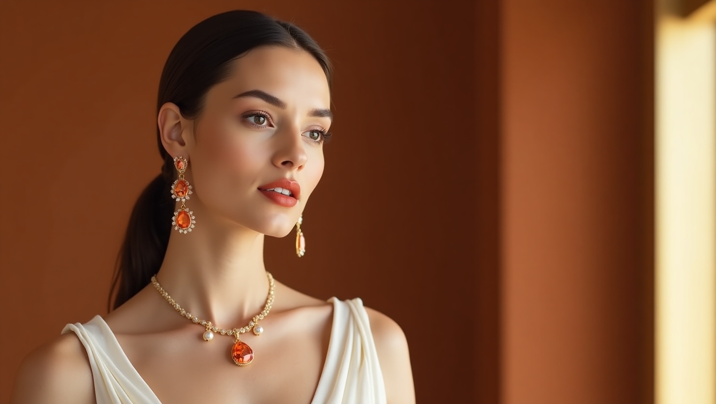 Ignite Your Style with the Fiery Glow of an Orange Kyanite Ring